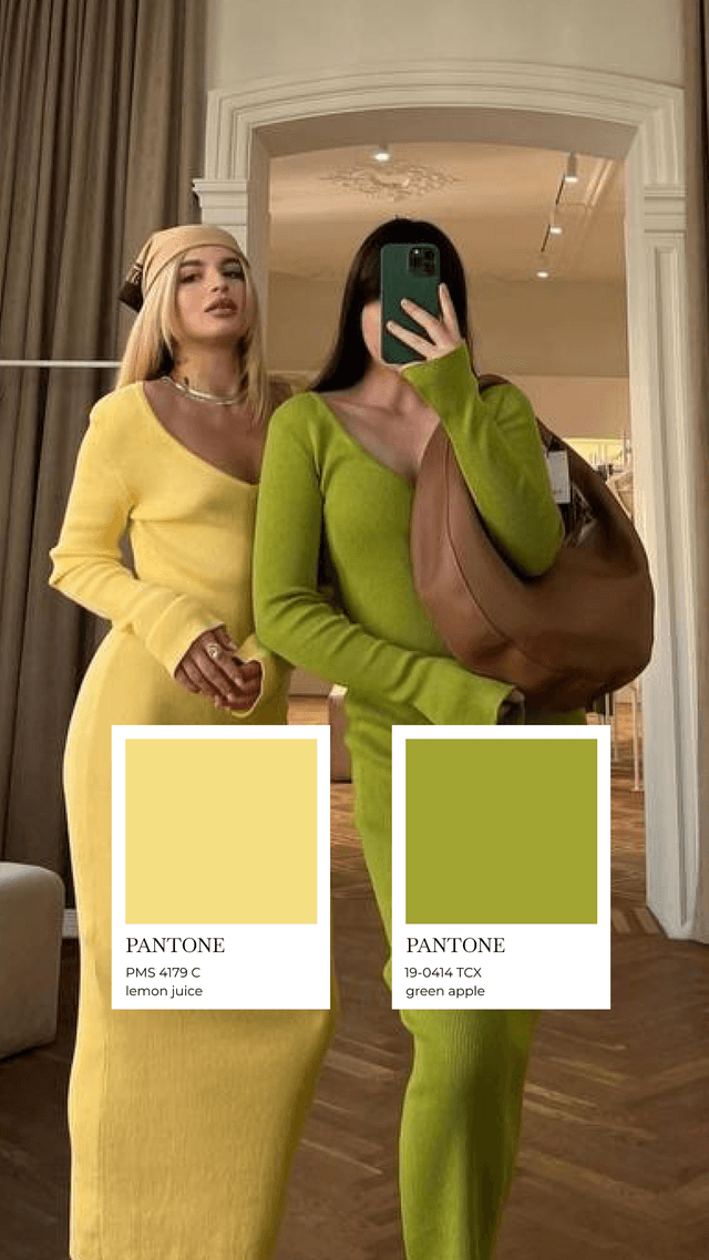 Pantone кольори — контент для fashion-блогера